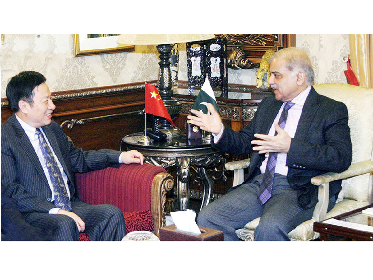 first consul general of china in lahore yu boren called on the chief minister and discussed bilateral relations photo nni