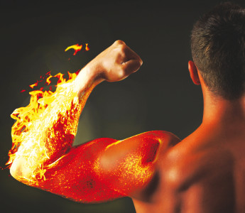 more aggresion more muscle