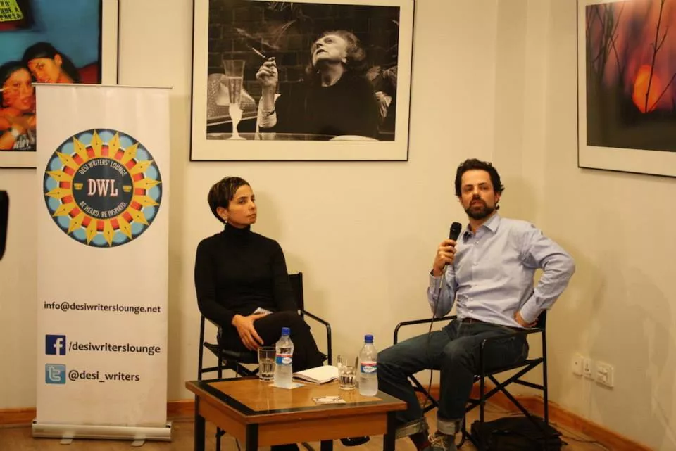 laurent gayer with sabin agha photo desi writers 039 lounge laurent gayer with sabin agha photo desi writers 039 lounge