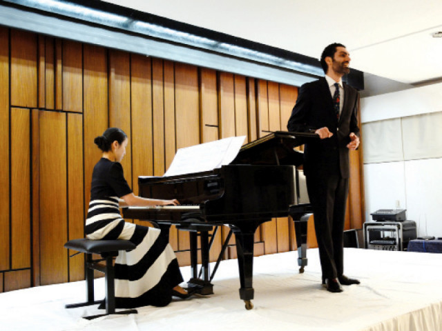the concert featured french vocalist s vag tachdjian and japanese pianist yukiko tidten yoshikawa photo huma choudhary express the concert featured french vocalist s vag tachdjian and japanese pianist yukiko tidten yoshikawa photo huma choudhary express