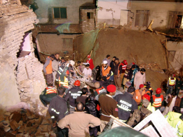 the house was located next to a drain which led to its collapse photo inp the house was located next to a drain which led to its collapse photo inp