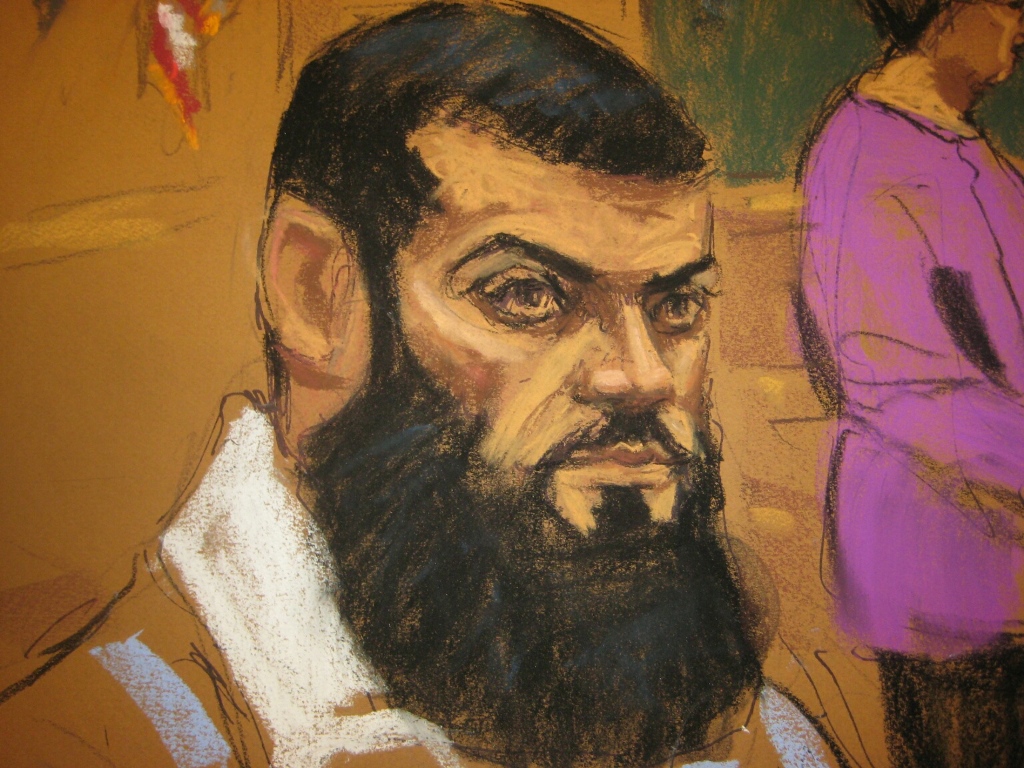 abid naseer listens to a verdict being read in his federal trial in brooklyn new york in this march 4 2015 courtroom sketch photo reuters