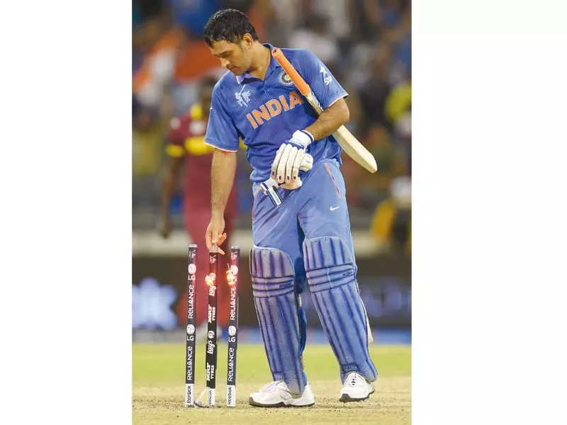 dhoni was once again the man for crisis as he guided india into the quarter finals after regular wickets left his side in a bit of trouble at 134 6 photo afp dhoni was once again the man for crisis as he guided india into the quarter finals after regular wickets left his side in a bit of trouble at 134 6 photo afp