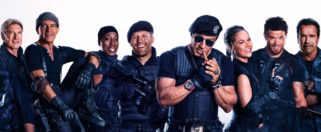 the famous film franchise stars stallone arnold schwarzenegger jason statham and terry crews among other a listers photo courtesy yahoo the famous film franchise stars stallone arnold schwarzenegger jason statham and terry crews among other a listers photo courtesy yahoo