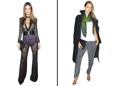 this or that alessandra ambrosio sports high fashion two ways