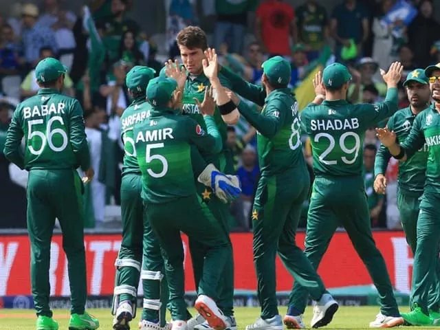 shaheen shah afridi celebrates with teammates after the dismissal of hashmatullah shahidi photo getty shaheen shah afridi celebrates with teammates after the dismissal of hashmatullah shahidi photo getty
