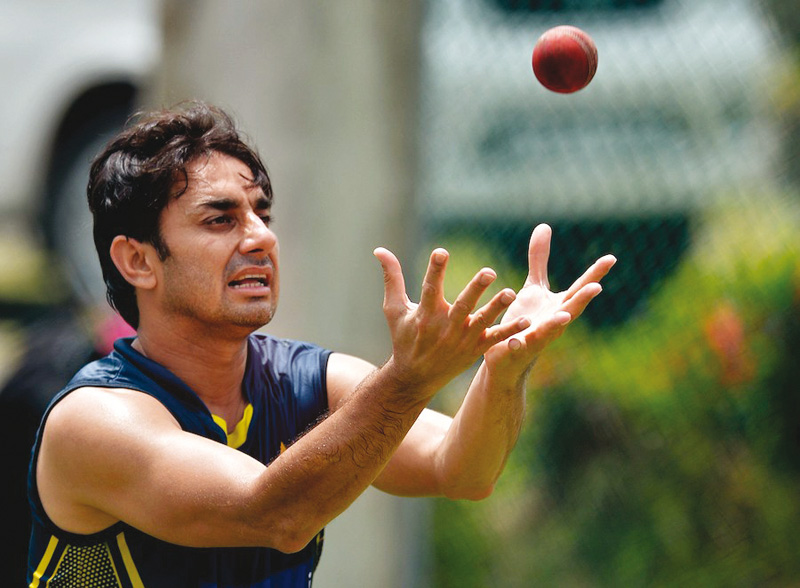 ajmal who couldn 039 t play in the world cup says pakistan would be far more dangerous after the win against sa photo afp