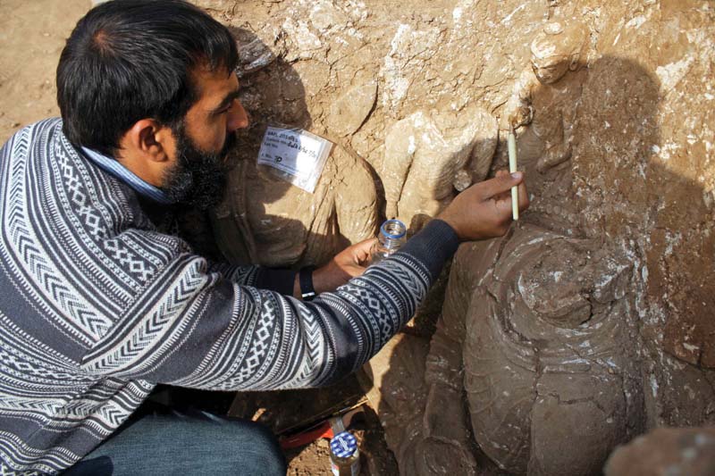 artefacts excavated at the world heritage site of bhamala photos courtesy k p directorate of archaeology amp museums