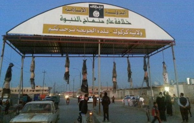 eight men were found hanging from their feet in the iraqi city of hawija in the militants 039 latest public display of death photo courtesy daily mail eight men were found hanging from their feet in the iraqi city of hawija in the militants 039 latest public display of death photo courtesy daily mail