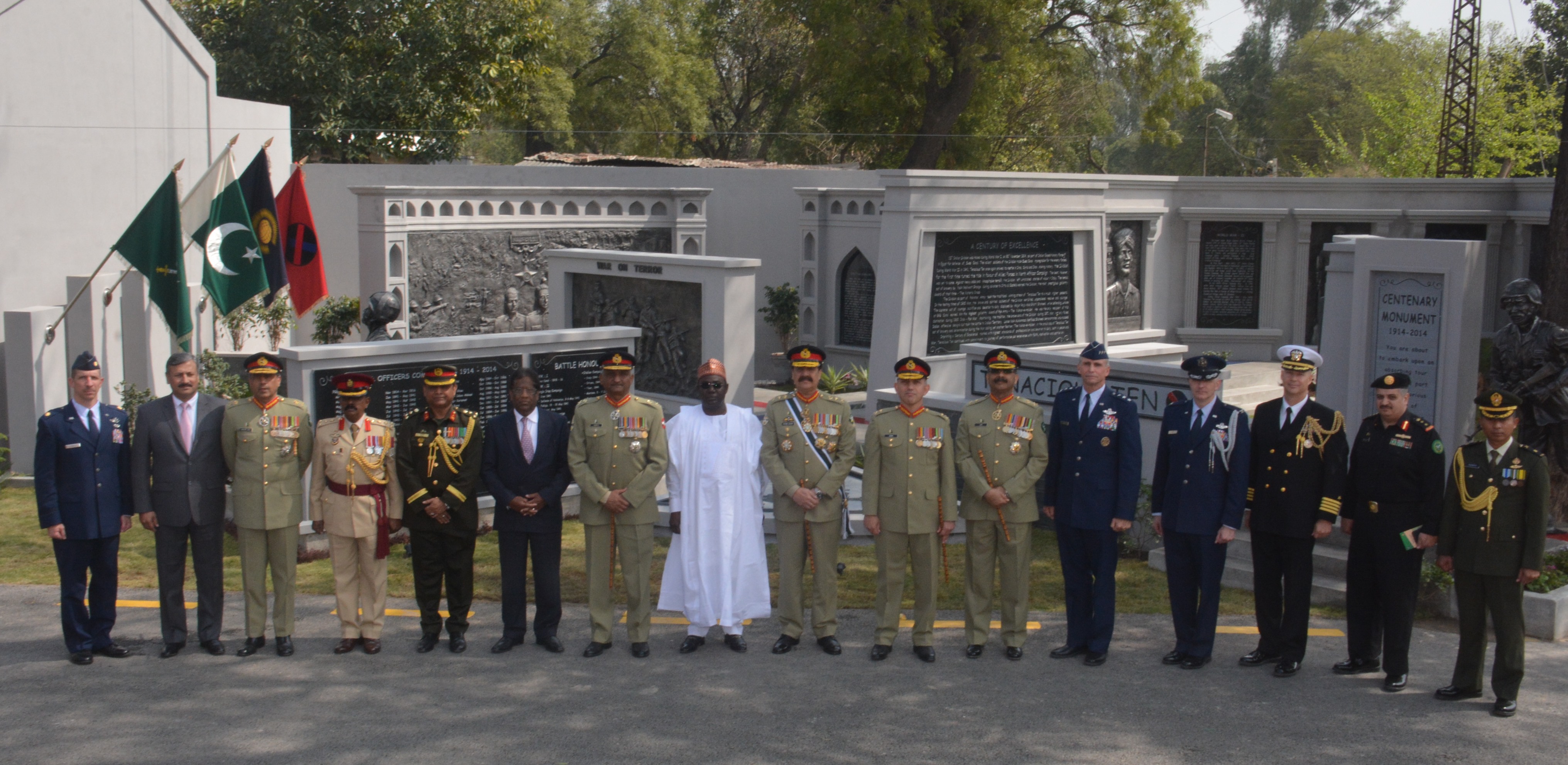 general raheel sharif in lahore to commemorate 100 years of raising of the infantry division photo ispr