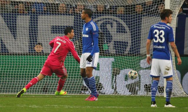 at an advantage real madrid have the upper hand in the tie with two away goals against schalke and would hope to assert their credentials to become the first team in 25 years to retain the champions league photo reuters