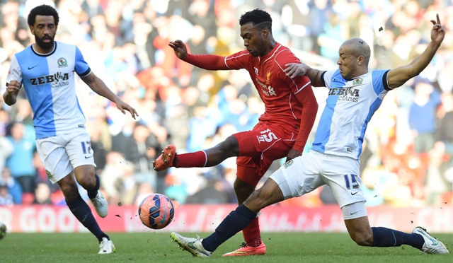 resolute defending a rampant liverpool unbeaten in the last 12 league games were held to a 0 0 draw at anfield in the quarter final of the fa cup by a determined and highly disciplined blackburn defence photo afp