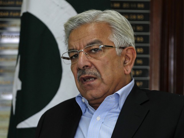 minister for water and power khawaja asif photo reuters