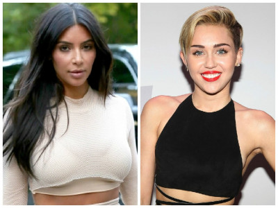 miley cyrus plays kim s stylist in cryptic image miley cyrus plays kim s stylist in cryptic image