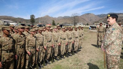 leading operations from the front will eliminate terrorism army chief