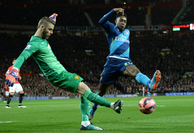 the winning goal welbeck pounced on a mistake by valencia to score a 61st minute winner after rooney had cancelled out monreal 039 s opener photo afp