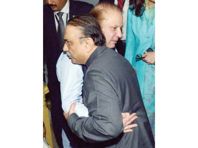 asif zardari greets premier nawaz photo online asif zardari greets premier nawaz photo online