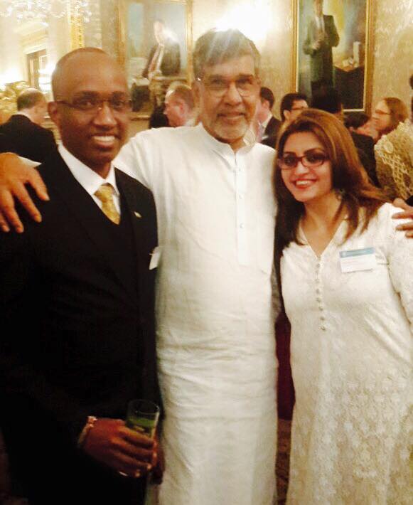 gulalai ismail with nobel peace prize winner kaylash satyarthi photo facebook