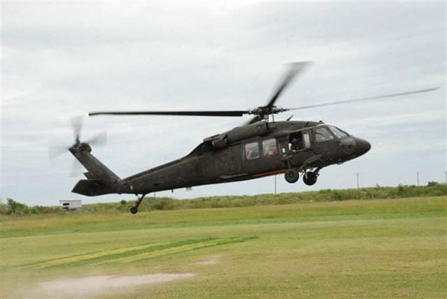 a file photo of a uh 60 black hawk landing in cameron louisiana photo afp a file photo of a uh 60 black hawk landing in cameron louisiana photo afp