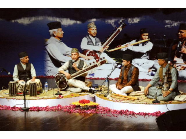 nepali artists perform at the national council of the arts auditorium photo huma chodhry express nepali artists perform at the national council of the arts auditorium photo huma chodhry express