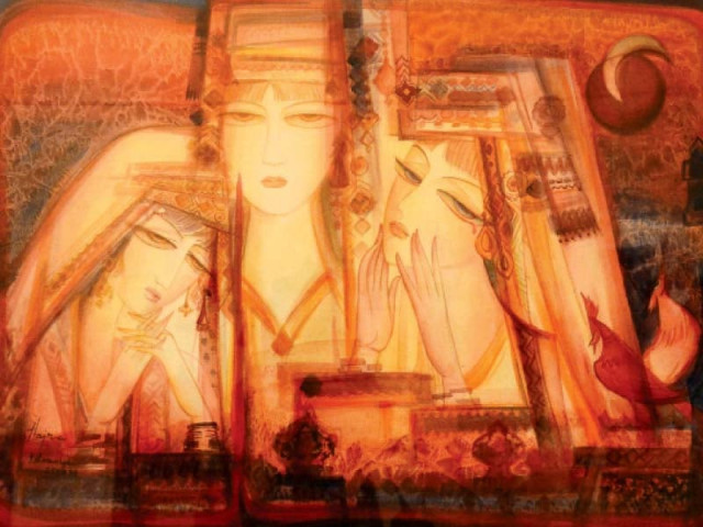 art pieces of over a 100 artists at display at the national art gallery photo huma chodhry express art pieces of over a 100 artists at display at the national art gallery photo huma chodhry express