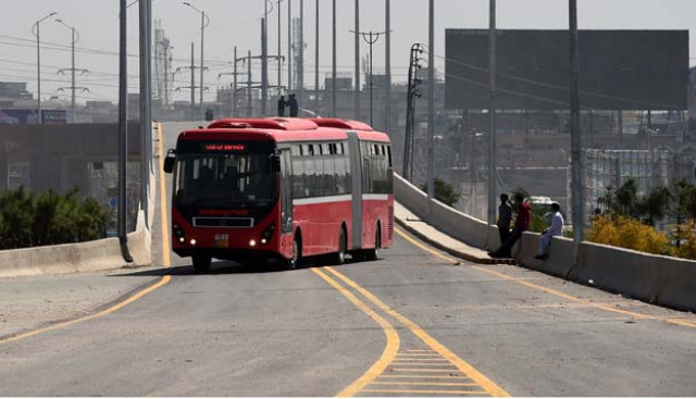 the chief minister said the rawalpindi islamabad metro bus project was nearing completion photo inp the chief minister said the rawalpindi islamabad metro bus project was nearing completion photo inp