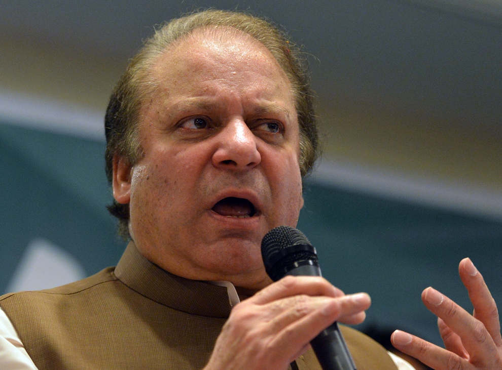 a file photo of prime minister nawaz sharif photo afp