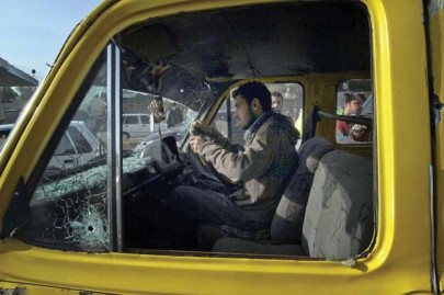 shoot out two killed eight injured in assault on check post