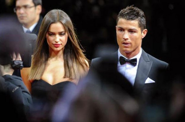 the 29 year old model split from the real madrid football player this january after five years photo afp