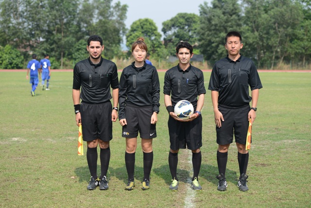 the 21 year old mechanical engineering student is now among the top 10 youth referees chosen by asian football confederation afc in the project future referees batch that finished its first training session in malaysia this month photo courtesy ahmed rauf