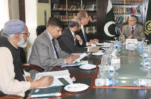 finance minister ishaq dar chairing a meeting on saudi pak company photo pid
