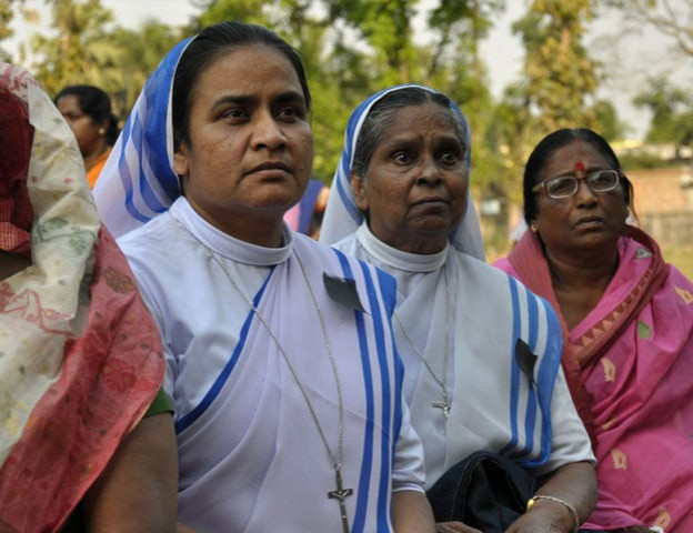this photo taken on march 14 2015 shows nuns at a protest in ranaghat 70 kilometres north of kolkata after a 71 year old nun was gang raped at a convent photo afp this photo taken on march 14 2015 shows nuns at a protest in ranaghat 70 kilometres north of kolkata after a 71 year old nun was gang raped at a convent photo afp