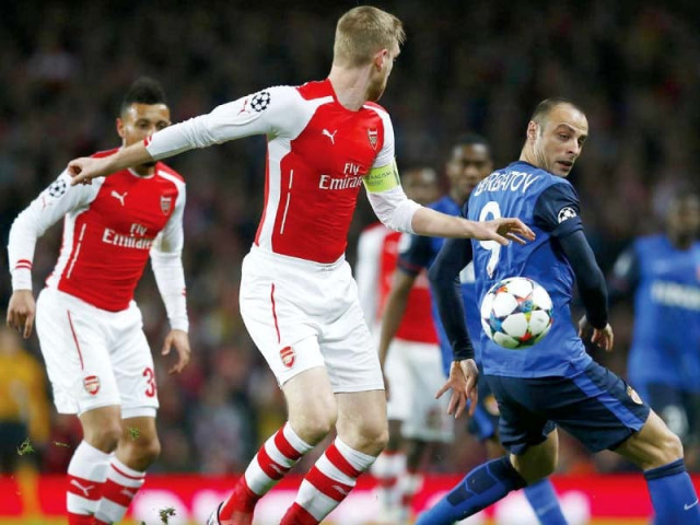 arsenal need to score three goals if they are to have any hopes of going through to the next round photo reuters arsenal need to score three goals if they are to have any hopes of going through to the next round photo reuters