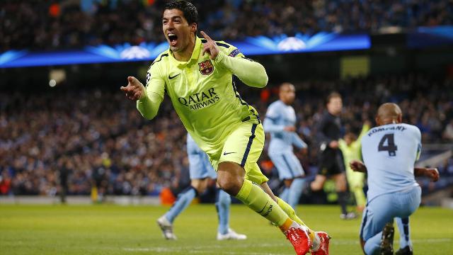 the english champions were outplayed at home for the second season in a row at this stage of the competition three weeks ago and could have been even further behind travelling to the catalan capital had joe hart not saved a lionel messi penalty in stoppage time at the etihad photo reuters