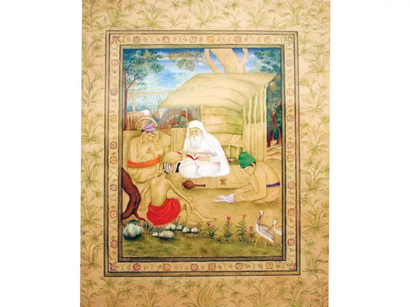 a miniature art piece on display at the exhibition photo abid nawaz express a miniature art piece on display at the exhibition photo abid nawaz express