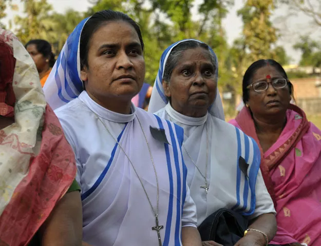 this photo taken on march 14 2015 shows nuns at a protest in ranaghat 70 kilometres north of kolkata after a 71 year old nun was gang raped at a convent photo afp this photo taken on march 14 2015 shows nuns at a protest in ranaghat 70 kilometres north of kolkata after a 71 year old nun was gang raped at a convent photo afp