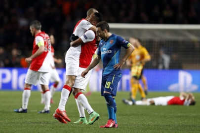 champions league wenger rues emirates nightmare as monaco qualify for quarter finals