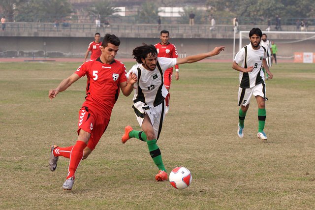 both teams were ready to take to the field on tuesday but the political unrest in lahore required fifa officials to reassess the situation after which a decision was made to shift the tie to later date at a neutral venue photo shafiq malik express