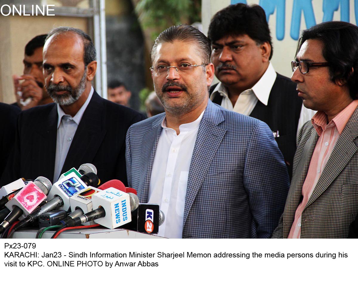 the sindh information minister says sindh govt has never facilitated any criminals photo online