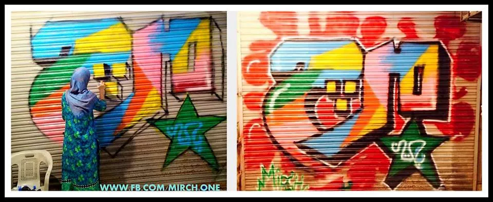 a banksy in the making amid karachi chaos a banksy in the making amid karachi chaos