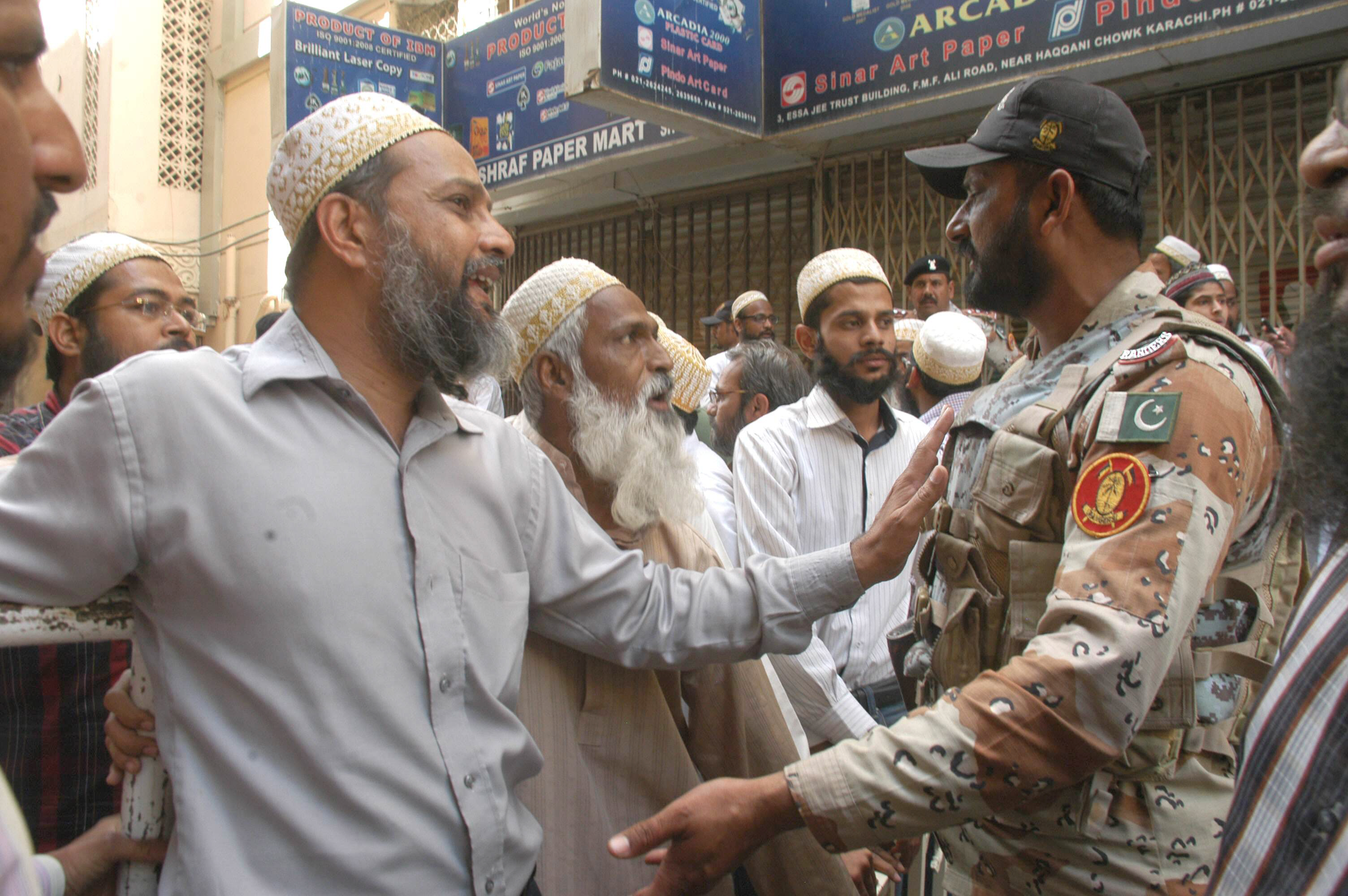 the bomb was set to explode at the time the faithful were to leave the mosque photo rashid ajmeri express