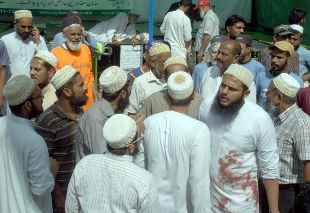 two people died half a dozen other were injured in the bomb blast on friday afternoon photo rashid ajmeri express two people died half a dozen other were injured in the bomb blast on friday afternoon photo rashid ajmeri express