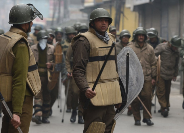 a file photo of indian troops in kashmir photo afp a file photo of indian troops in kashmir photo afp