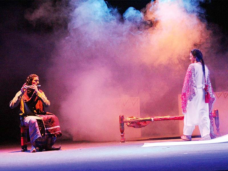 an out and out punjabi play akhiyan features music and dance to carry the story forward photo publicity