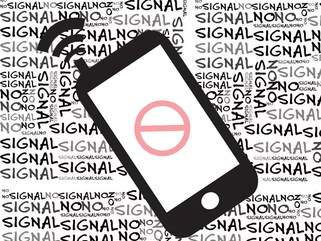 mobile phone services will be suspended on 23rd march photo stock images mobile phone services will be suspended on 23rd march photo stock images