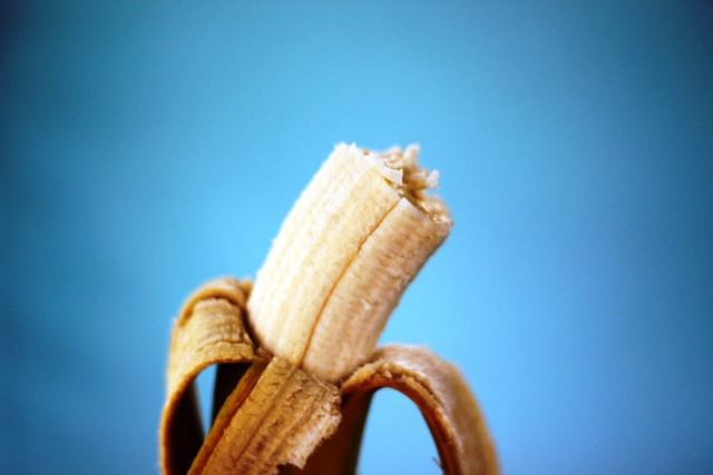 to avoid tough dry meat place ripe banana peels into the roasting pan before placing them in the oven photo file to avoid tough dry meat place ripe banana peels into the roasting pan before placing them in the oven photo file