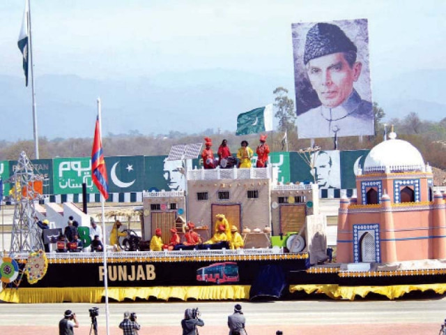 a parade float highlights the millennia old culture of punjab featuring mughal architecture farming folk music and the metro bus photo app a parade float highlights the millennia old culture of punjab featuring mughal architecture farming folk music and the metro bus photo app