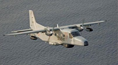 two missing after india navy plane crashes into sea two missing after india navy plane crashes into sea