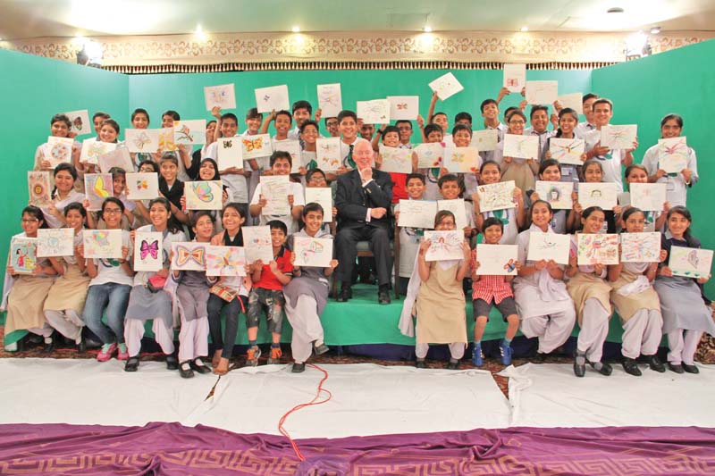 professor tony buzan and his team have picked pakistan as the starting point for their butterfly universe initiative a global movement for mental literacy that focuses upon learning how to learn photo courtesy 100 mad com