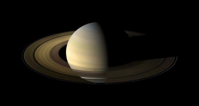 image captured by the cassini spacecraft released september 21 2009 by nasa shows saturn and its rings during equinox photo afp image captured by the cassini spacecraft released september 21 2009 by nasa shows saturn and its rings during equinox photo afp